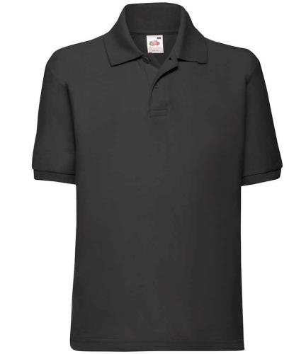 Fruit of the Loom Kids Poly/Cotton Piqu� Polo Shirt - HRD - 41609